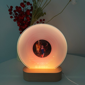 Cá Nhân Âm Nhạc Mảng Bám Ánh Sáng Lên Acrylic Bài Hát Mảng Bám Tùy Chỉnh Bài Hát Album Tùy Chỉnh Ghi Âm LED Âm Nhạc Ánh Sáng Ban Đêm - Product Image 5
