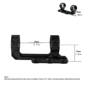 ขายึดกล้องเล็ง ACUMETA Bastion S อลูมิเนียมแบบ Cantilever ความสูงตรงกลาง 1.5 นิ้ว สำหรับรางขนาด 20 มม. (สีดำ) - Product Image 4