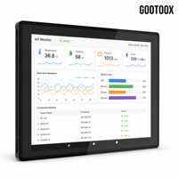 Nuevo Panel LCD con Pantalla Táctil Capacitiva Industrial de 10.1 Pulgadas, Resolución 1280x800, Relación de Aspecto 16:9, Pantalla Resistente con 10 Puntos Táctiles, VGA, USB