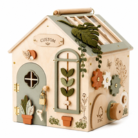 Jouets Montessori en bois sur le thème de la nature, maison d'activités en bois personnalisée pour les enfants, jeux en famille, éducation précoce, exploration cognitive