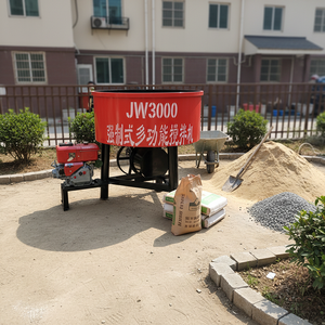 Réservoir de stockage vertical pour mortier de ciment pré-mélangé JW3000, malaxeur à disques pour béton pour chantier de construction - Product Image 1