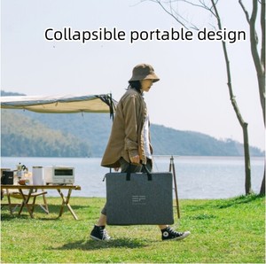 Panneau solaire ECOflow 400W 220W 160W Photovoltaïque pour la maison, le camping en plein air, pliable, portable, batterie externe 236.5x105.8x2.5cm - Product Image 4