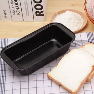 Moule à gâteau et à pain carré en acier au carbone, résistant à la chaleur du four, 2 pièces, pour cuisine personnalisée - Product Image 2