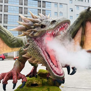 रोबोट फ्लाई ड्रैगन फ्लेपिंग पंख रोकर ध्वनि धुआं एफएक्स, शॉपिंग मॉल हवाई अड्डे के उपयोग के लिए शॉपिंग मॉल हवाई अड्डे के उपयोग के लिए - Product Image 5