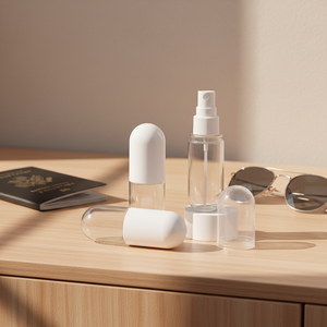 Flacon de voyage cosmétique en PET de qualité supérieure 30ml 40ml 50ml avec pompe à lotion et pulvérisateur pour pilules et capsules - Product Image 4