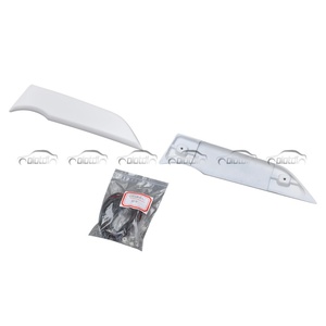 M Style Front <b>Splitter</b> Bumper Lip Fog Lights Fender <b>Splitters</b> Flaps for Honda Civic 10TH TYPE R FK8 Car Styling - Product Image 5