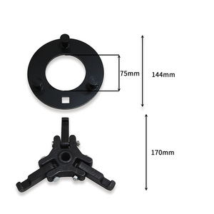 Poulie <span class=keywords><strong>d</strong></span>'<span class=keywords><strong>amortisseur</strong></span> de retrait de remplacement de courroie de distribution automobile adaptée aux harmoniques à trois griffes des moteurs Mazda et Chrysler - Product Image 5