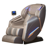 Silla de Masaje Portátil 3D de Alta Gama con Calefacción, Múltiples Configuraciones de Gravedad Cero, 6 Programas Automáticos, Masaje Inteligente para la Espalda
