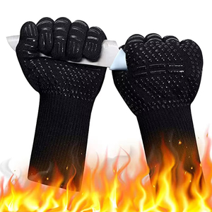 Guantes para Horno y Barbacoa, Resistentes a Altas Temperaturas, Guantes Anti-Calor de 800 Grados, Guantes Aislantes para Hornear - Product Image 2