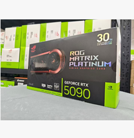 Nouvelles cartes graphiques ROG Matrix Platinum GeForce RTX 5090, édition 30e anniversaire, pour le rendu IA sur ordinateur de bureau avec design BTF
