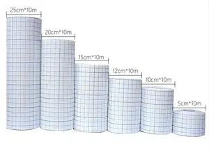 ضمادة جراحية غير منسوجة Hypoallergenic تلتصق بالجروح ومرونة ومتمددة تسمح بتخلل الهواء شريط طبي بطلاء فردي