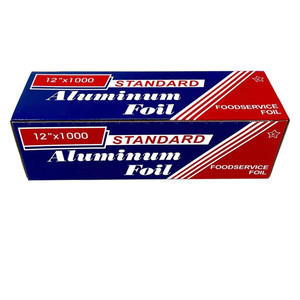 Preço por atacado Metal <span class=keywords><strong>Foil</strong></span> Papel Folha De Alumínio Para Alimentos 300 Metros - Product Image 1