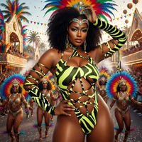 En gros Maillot de bain une pièce découpé motif zèbre néon pour femme, style combinaison, monokini à bretelles, pour carnaval, grandes tailles, personnalisable OEM ODM