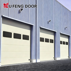 Porta di sollevamento scorrevole sezionale industriale di vendita calda con piccola finestra - Product Image 6