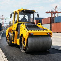 Compacteur vibrant à double tambour 13 tonnes 15 tonnes pour la construction routière avec moteur haute puissance à vendre