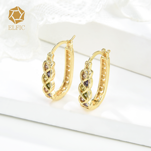 Elfic गहने जिक्रोन joyeria फैशन गहने मेक्सिको कान की बाली कस्टम गहने कान की बाली महिलाओं - Product Image 5