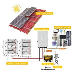 Sistema de Techo Solar de 5-20kw, Energía Fotovoltaica de 2kv Conectada a la Red, Tecnología PERC y de Media Celda, Alta Eficiencia, Monocristalino - Product Image 3