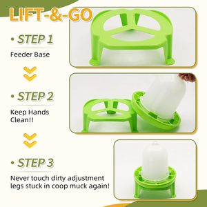 Bebedero <span class=keywords><strong>y</strong></span> Comedero Desmontable <span class=keywords><strong>y</strong></span> Lavable <span class=keywords><strong>para</strong></span> <span class=keywords><strong>Pollos</strong></span>, Contenedor Automático <span class=keywords><strong>de</strong></span> Agua <span class=keywords><strong>y</strong></span> Alimento <span class=keywords><strong>de</strong></span> Plástico <span class=keywords><strong>para</strong></span> Aves <span class=keywords><strong>de</strong></span> Corral, con Chasis - Product Image 4