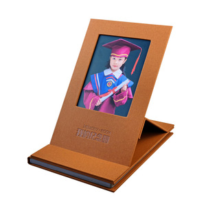 Leather Graduation Album A4 Size Perfect Binding Handmade <b>Memory</b> <b>Book</b> For School Reunion Commemorative Gift - Product Image 1