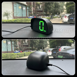 Car GPS HUD Digital Speedometer Display Green <b>Light</b> <b>Plug</b> and Play Big Font Car Electronics Accessories for All Cars - Product Image 3