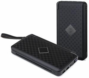 سعر البيع بالجملة ، بنوك طاقة شمسية لاسلكية مع نوع C ومنفذ USB مزدوج للفون - Product Image 2