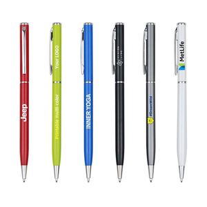 RTS Custom Logo Business Exquisite Modern Colorful Matte Metal Aluminum Rod Phone Stand Gift Ballpoint <b>Pen</b> with Black Ink - Product Image 4