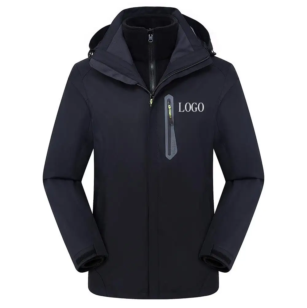 2022 nuova giacca di alta qualità impermeabile invernale calda Outdoor giacca cappotto con cappuccio Unisex giacca in pile da uomo
