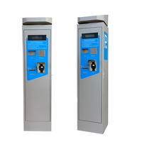 Système de paiement pour borne de stationnement public avec écran tactile LCD, NFC, carte locale, paiement rapide, impression de billets et de tickets, paiement automatique des pièces et billets.