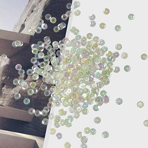 6mm lõm cup PVC trang trí Sequins may váy cưới trang phục Thủ công mỹ nghệ sinh thái thân thiện chống mài mòn số lượng lớn lỏng Hàng may mặc - Product Image 5