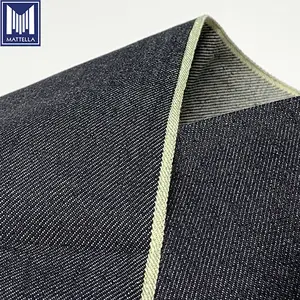 Borda japonesa de alta qualidade, dourada ou vermelha, 100% algodão, selvge, tipos de tecido jeans raw
