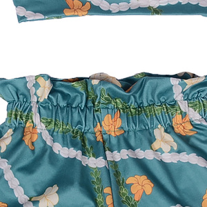 Conjunto de Top de un Hombro y Shorts con Volantes BG-1, Estampado Personalizado, Gran Venta, Ropa para Bebés Niñas en Hawái - Product Image 6