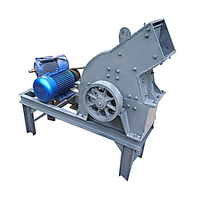 Mesin Penghancur Batu Mini Hammer Crusher Bertenaga Motor Listrik untuk Pabrik Penghancur Batu Kapur, Batubara, Kaca, dan Bijih Emas