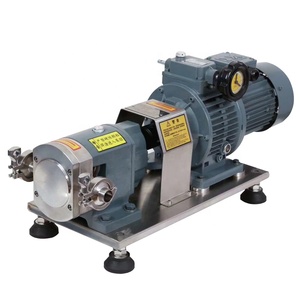 Stainless Steel Hot <b>Water</b> Chocolate Deliver Transfer Rotary Lobe <b>Pump</b> - Product Image 5