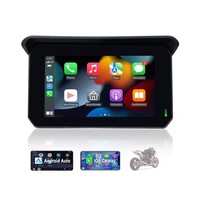 1080P étanche moto Dashcam 5 pouces carplay écran sans fil Carplay et Android auto enregistreur vidéo DVR pour moto