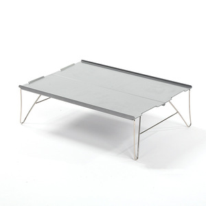 <span class=keywords><strong>Mesa</strong></span> Plegable de Aluminio Resistente para Camping, Ligera, Ahorra Espacio, Portátil, para Comer al Aire Libre, Picnic, Niños, Café - Product Image 2