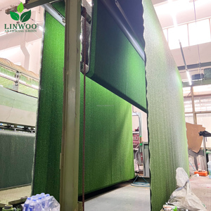 Groothandel Dikste C Gras Para Jardin Beesten Kunsttapijt Roll Indoor Outdoor Kunstgras Met Groene Pp Doek - Product Image 4