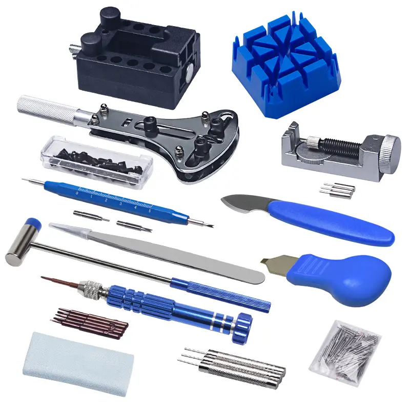 Goedkope Horloge Reparatie Tool Kit Horloge Link Pin Verwijderaar Case Opener Veerbalk Verwijderaar Horlogemaker Gereedschap Reparatie Watchtool Kit