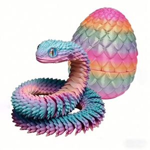 Factory Direct 30Cm Easter Dragon Egg <strong>Giant</strong> 3D Printed Snake - Product Image 6