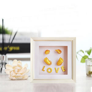 Arcilla de yeso 3D para bebé, Kit de fundición de mano y pie para bebé, huellas, regalos de recuerdo, moldeado, <span class=keywords><strong>clon</strong></span> en polvo - Product Image 3