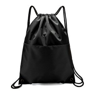 Sac à cordon en nylon promotionnel en solde, idéal pour le transport de ballons de football, sac à dos de sport, sac de sport d'extérieur, sac à cordon pour le basketball - Product Image 1