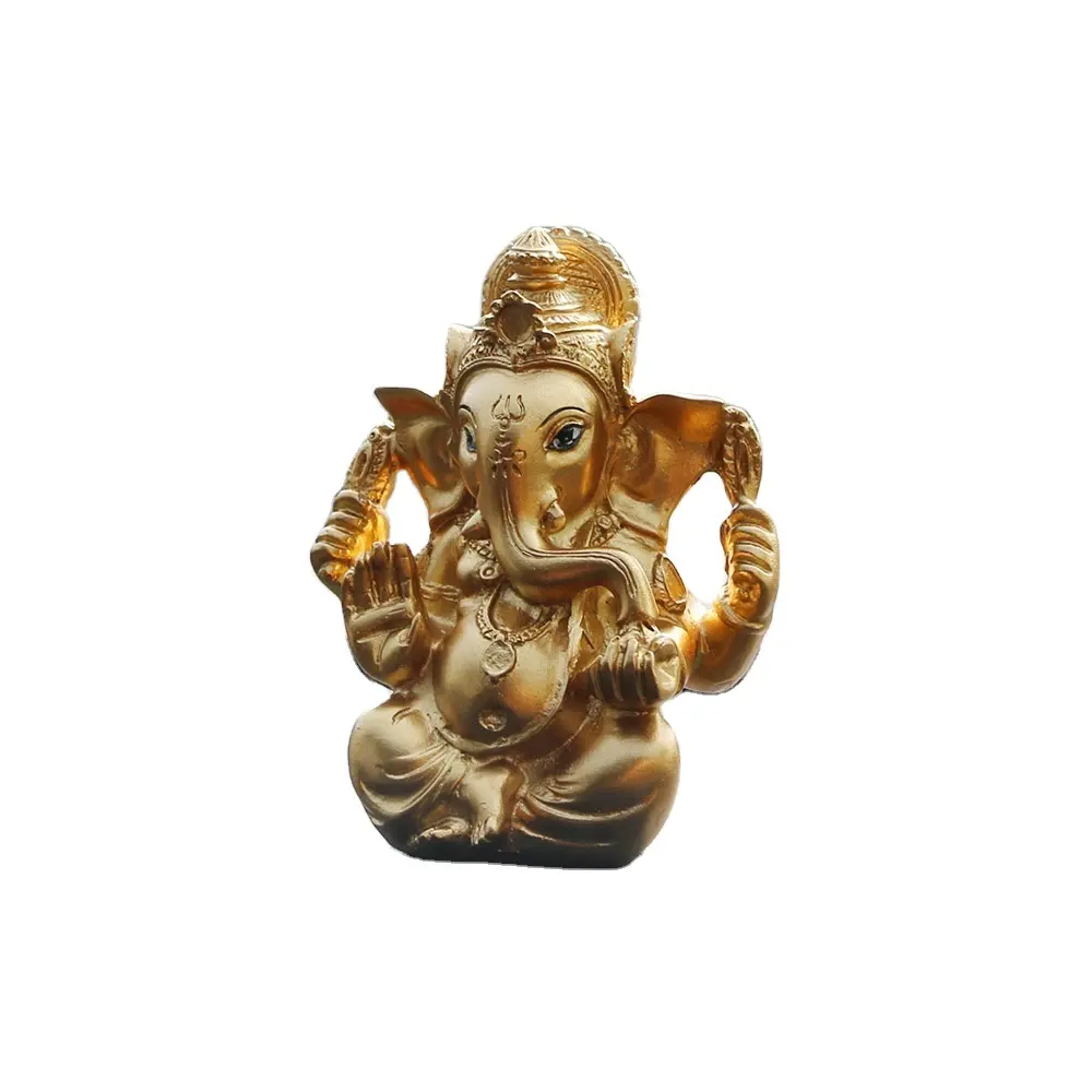 Resin Ganesha Sculptures Fengshui Indian Elephant Figurine,Lord Ganesh Statue Wedding Gifts,Hindu God Idols Diwali Decor