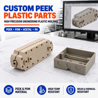 Komponen Plastik Rekayasa PEEK Acetal Presisi Tinggi Bergek, Produsen Bagian Plastik Kustom