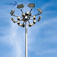 Projecteur LED extérieur haute puissance IP66 400W 500W 550W pour mât de 40M avec levage automatique pour aéroport, stade, place publique