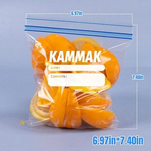 Large 12 X 20 Inch Odor-Proof PE Storage <b>Bags</b> Waterproof Double <b>Zip</b> Reusable Food Backpacking Camping Home Plastic <b>Bag</b> - Product Image 3