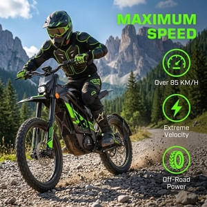 Motocicleta Todoterreno Eléctrica de 90 km/h, Scooter para Adultos, Motocicleta Eléctrica de 4000 W, 72 V, 40 Ah, Disponible en Almacén en China - Product Image 1