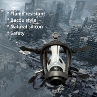 Appareil respiratoire autonome (ARA) de style Bacou haute technologie, résistant au feu, avec valve pulmonaire à un seul contact et masque, respiration confortable pour la lutte contre les incendies, le sauvetage et la protection incendiaire