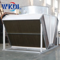 Refroidisseur sec de prérefroidissement adiabatique d'aileron de forme de V d'usine de la Chine avec le jet