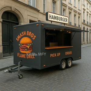 Camion de restauration mobile entièrement équipé pour pizza, café, glaces, hot-dogs, jus de fruits, etc. - Product Image 3