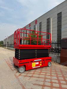 Plataforma Elevadora de Tijera Eléctrica de Funcionamiento Silencioso, Plataforma Elevadora Hidráulica para Mantenimiento en Interiores - Product Image 3