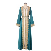 Moyen-Orient Femmes Mode Perlé Robe Deux Pièces Ensemble Nouvelle Robe De Soirée Robe De Soirée Robe Musulmane